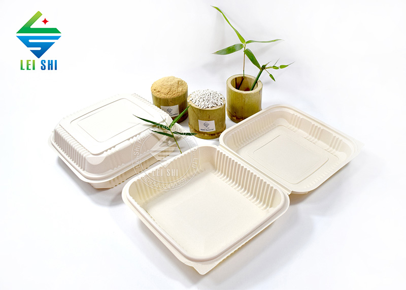 bamboo takeaway fast Food Container boxes