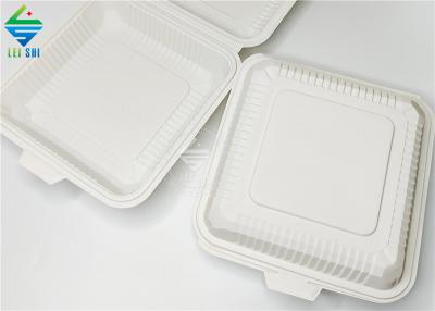 竹の生分解性材料堆肥化可能プラスチック製の単一コンパートメントで覆われたお弁当箱なし