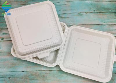 degradable single-compartment covered lunch box